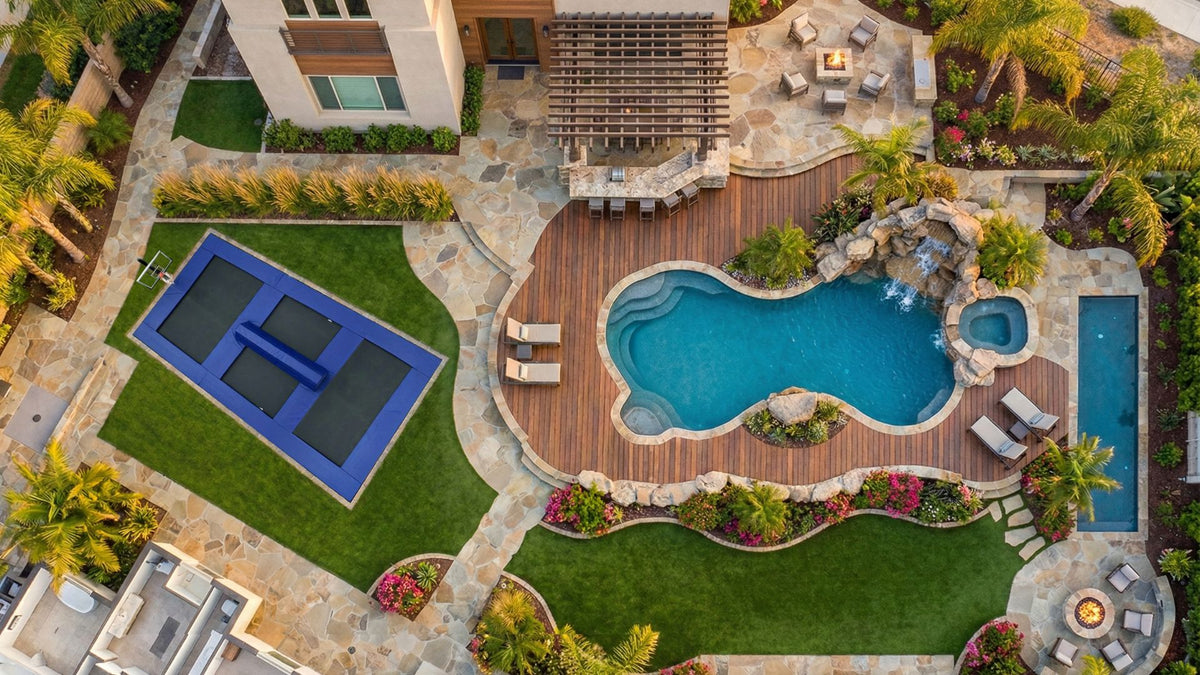 APEX MultiTramp Court Trampoline - In-Ground