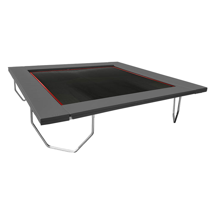 15x15 Square Trampoline - Gunmetal - Crazy Ape