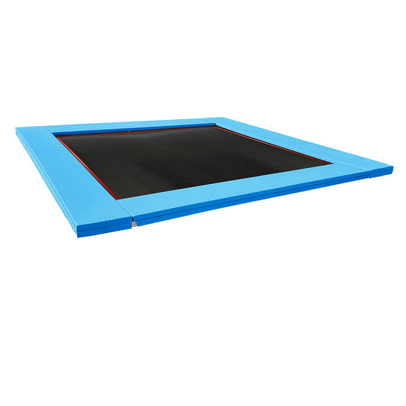 15x15 Square Trampoline - Miami - Inground - Crazy Ape