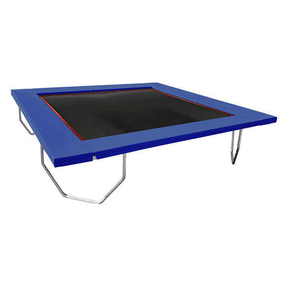 15x15 Square Trampoline - Blue - Crazy Ape