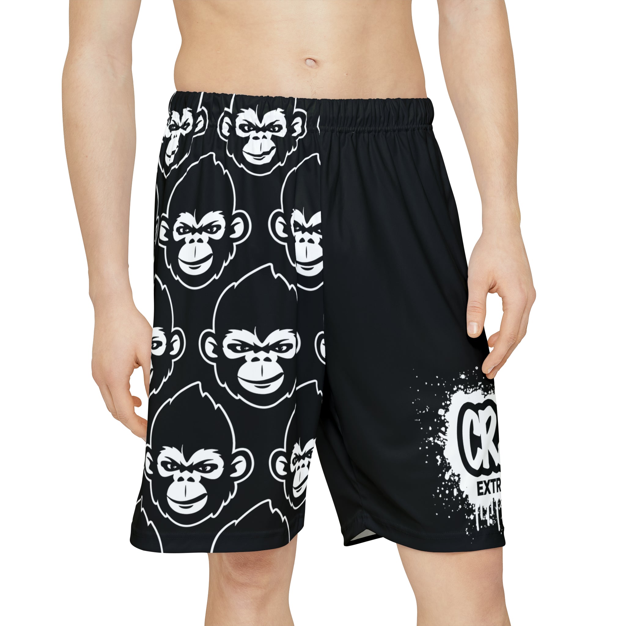 Crazy Ape Men’s Split-Print Sports Shorts - Crazy Ape Extreme Equipment