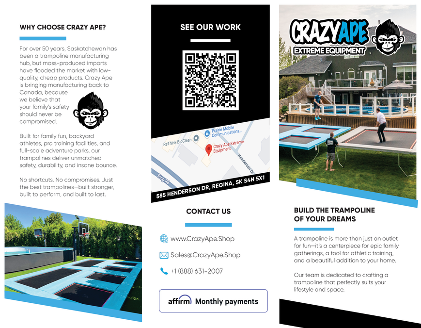 Crazy Ape Brochure - QTY: 100