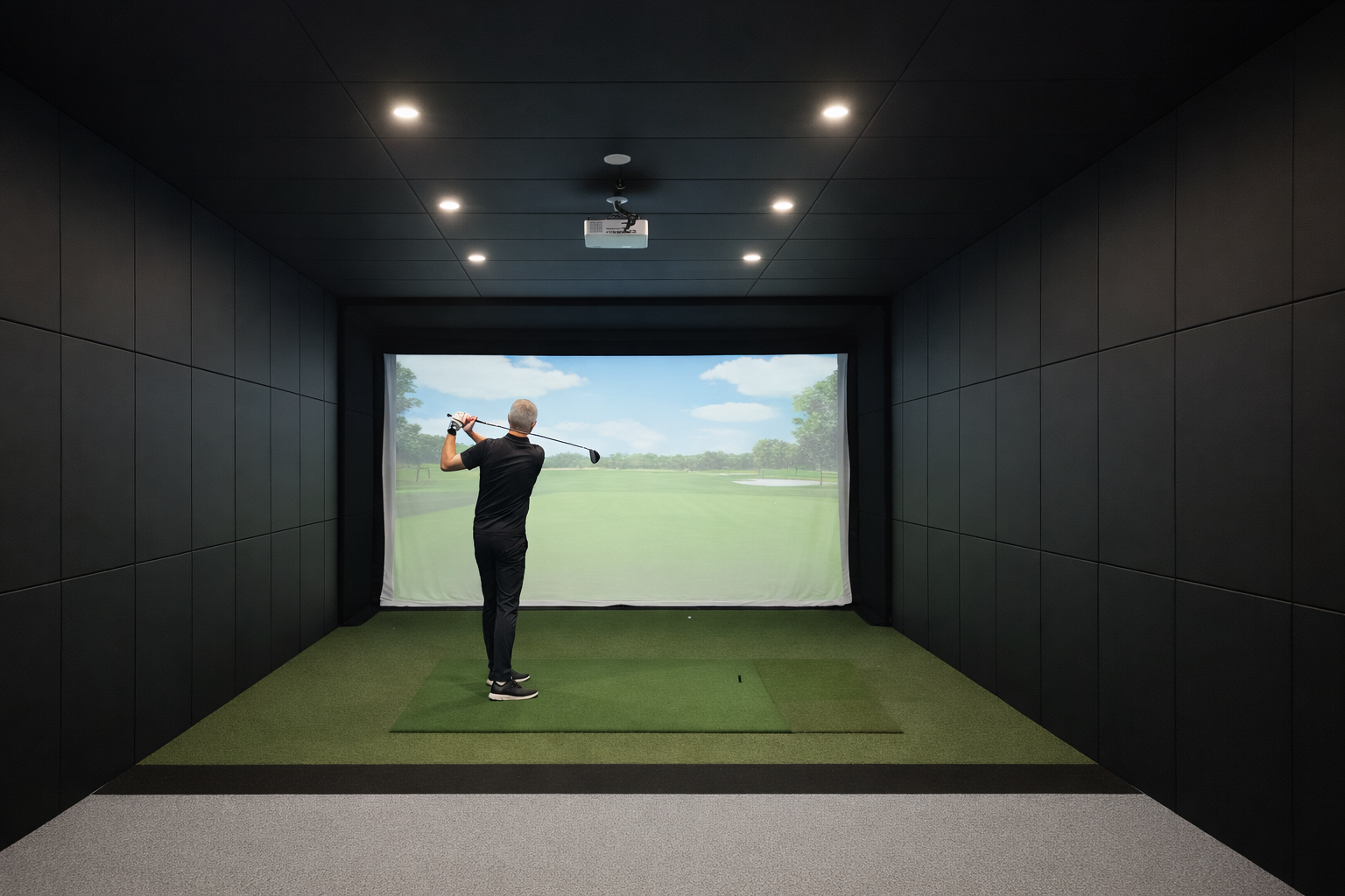 Golf Padding Design Golf Simulator Padding – Crazy Ape Extreme Equipment