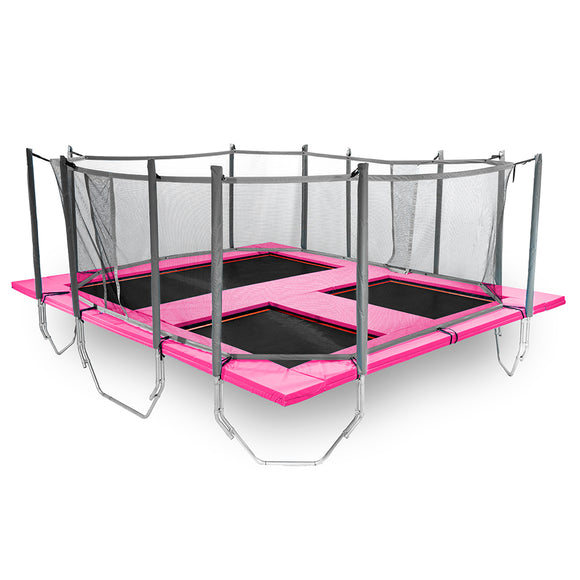 APEX MultiTramp Split Trampoline - Crazy Ape Extreme Equipment