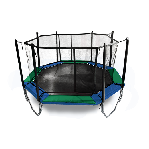 15’ Legacy Octagon Trampoline With Enclosure - Yellow Tag - Crazy Ape Extreme Equipment