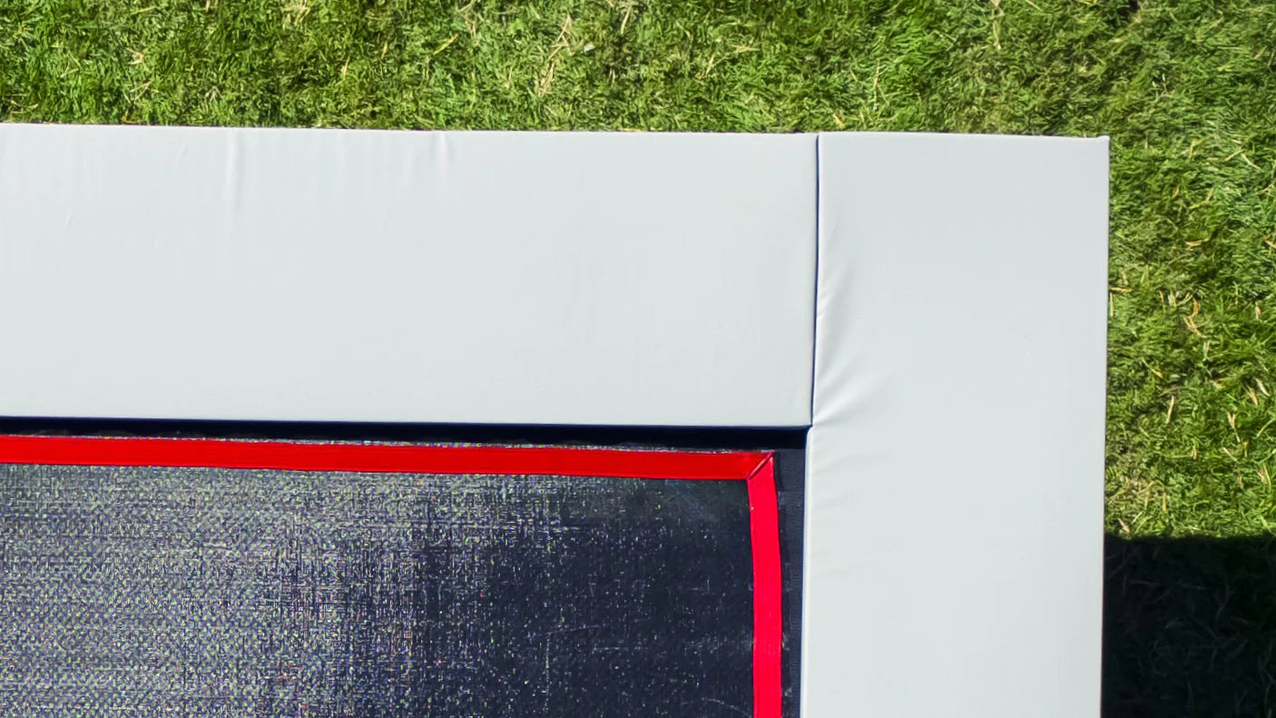 Corner pages of a trampoline